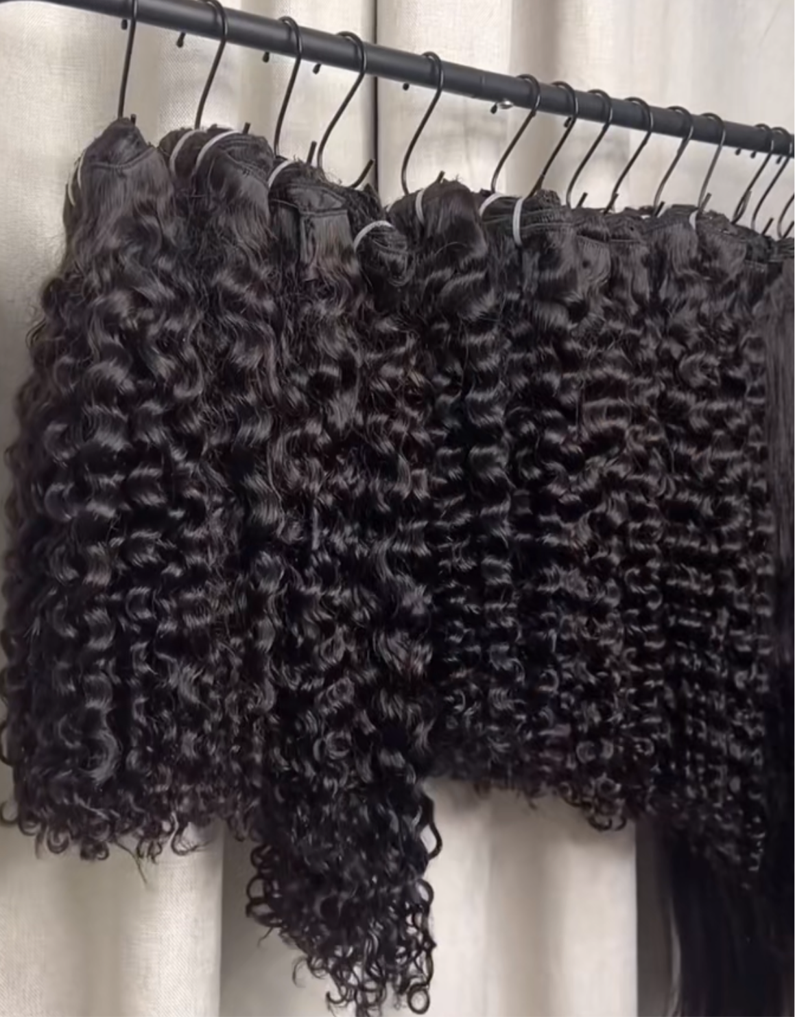 Curly clip in hair extensions