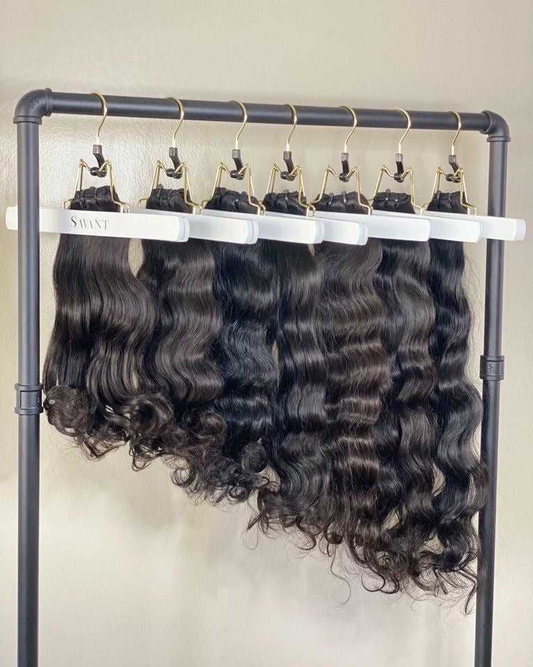Virgin clip in hair extensions