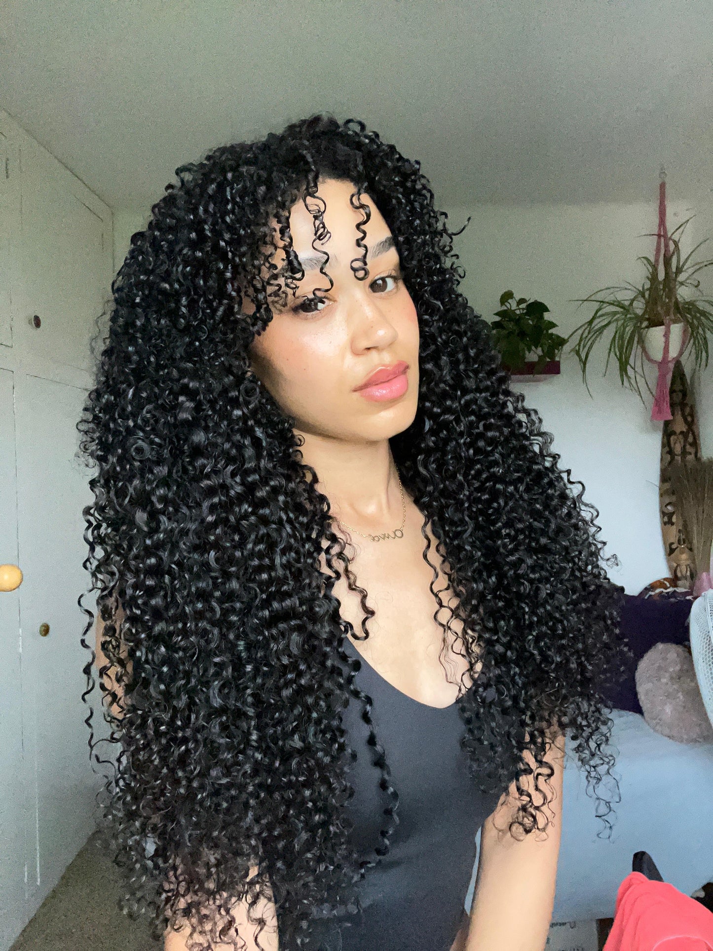 Curly clip in hair extensions
